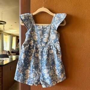 GAP Blue Floral Kids Romper